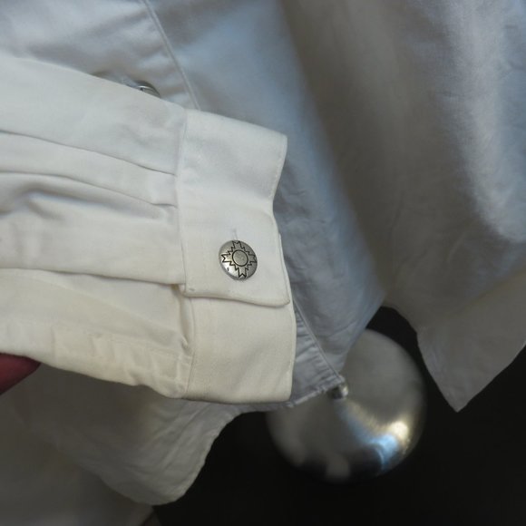 Mid-West Garment Co: White Ladies Western Shirt - Picture 4 of 6